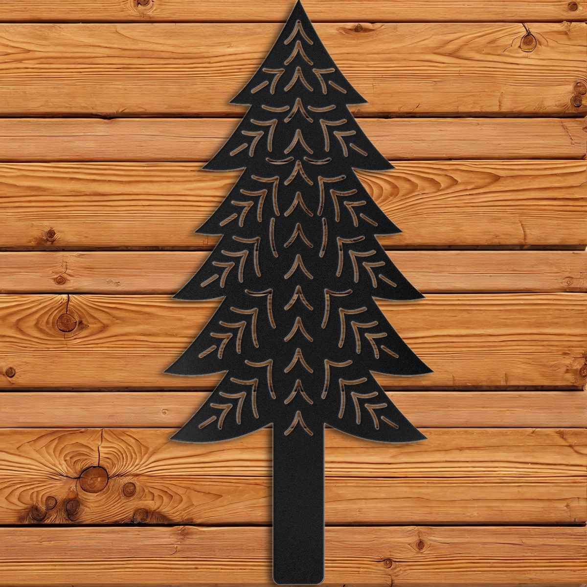 Abstract Pine Tree Wall Art