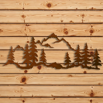 WA-4224 Mountain Scene Wall Art - 42"