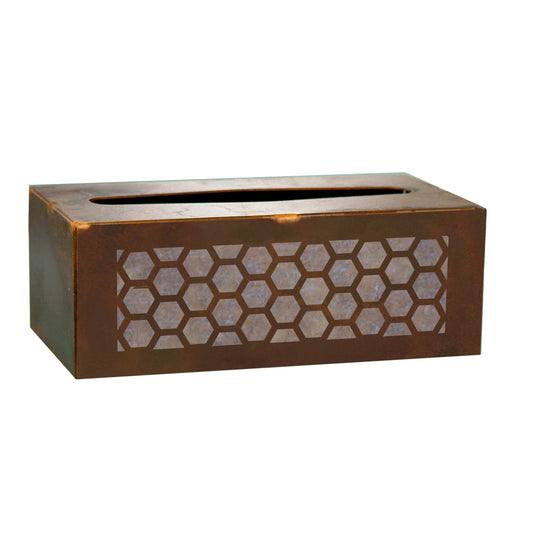 Honey Comb Rectangle Tissue Box Cover