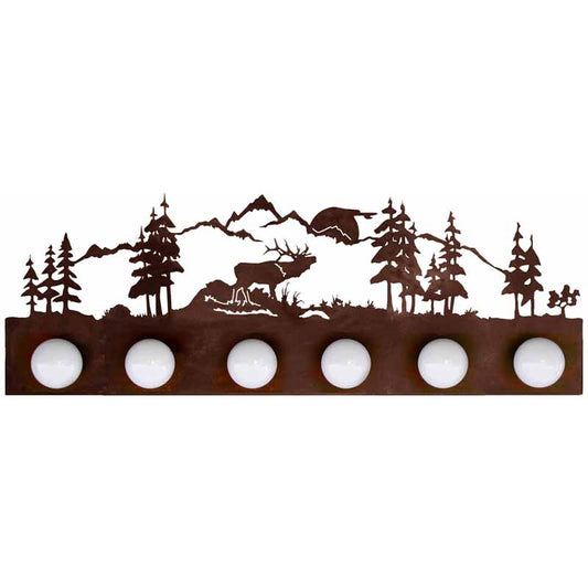 Elk Six Light Vanity