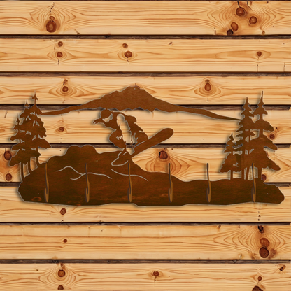 CH-5731 Snowboarder Scenic Six Hook