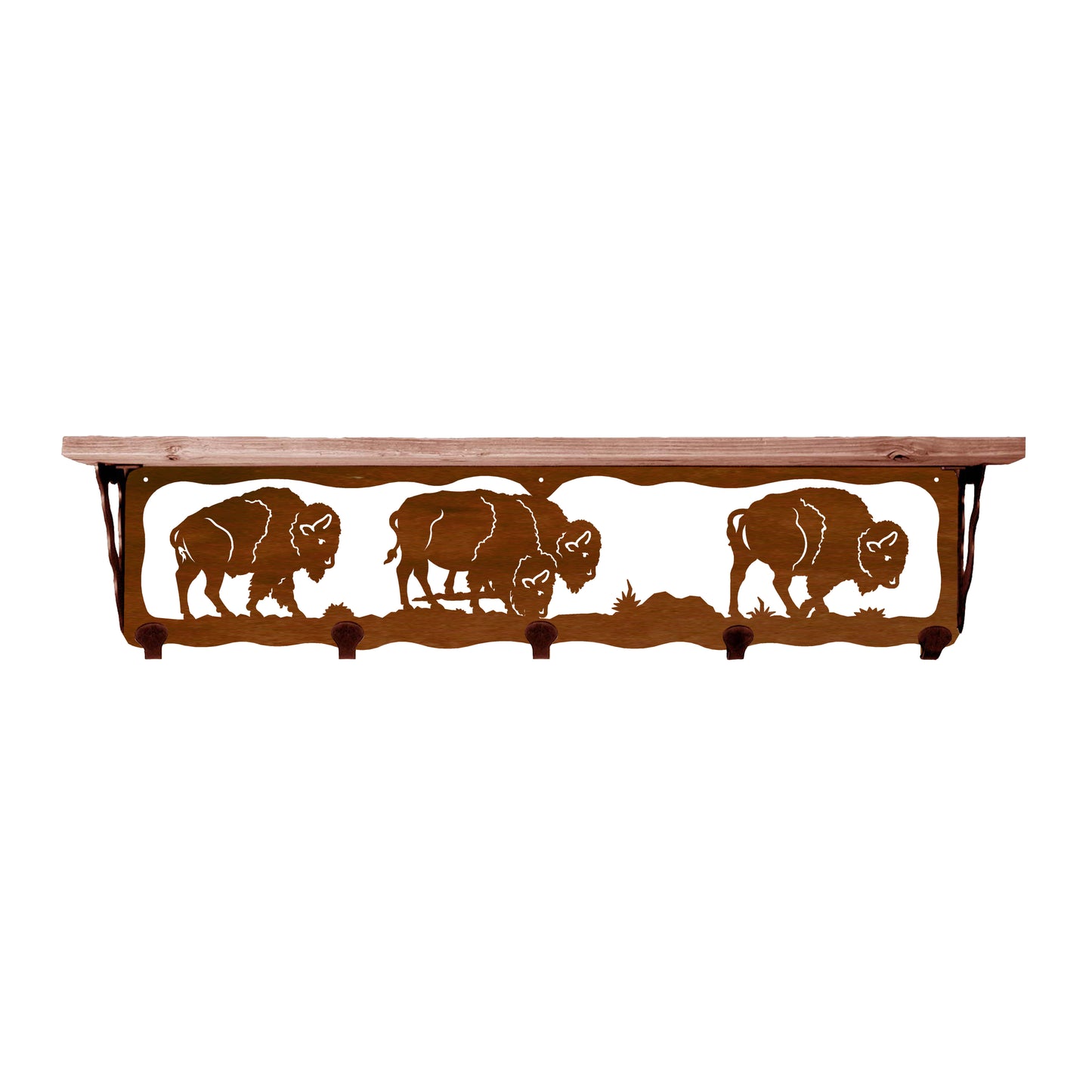 Buffalo 34" Coat Hook Shelf