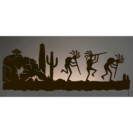 Kokopelli 42" Back Lite Wall Art