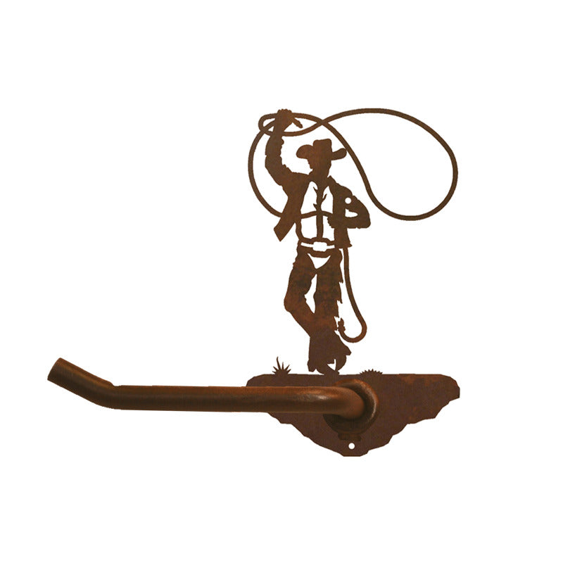 BA-8171 Roping Cowboy Tissue Holder