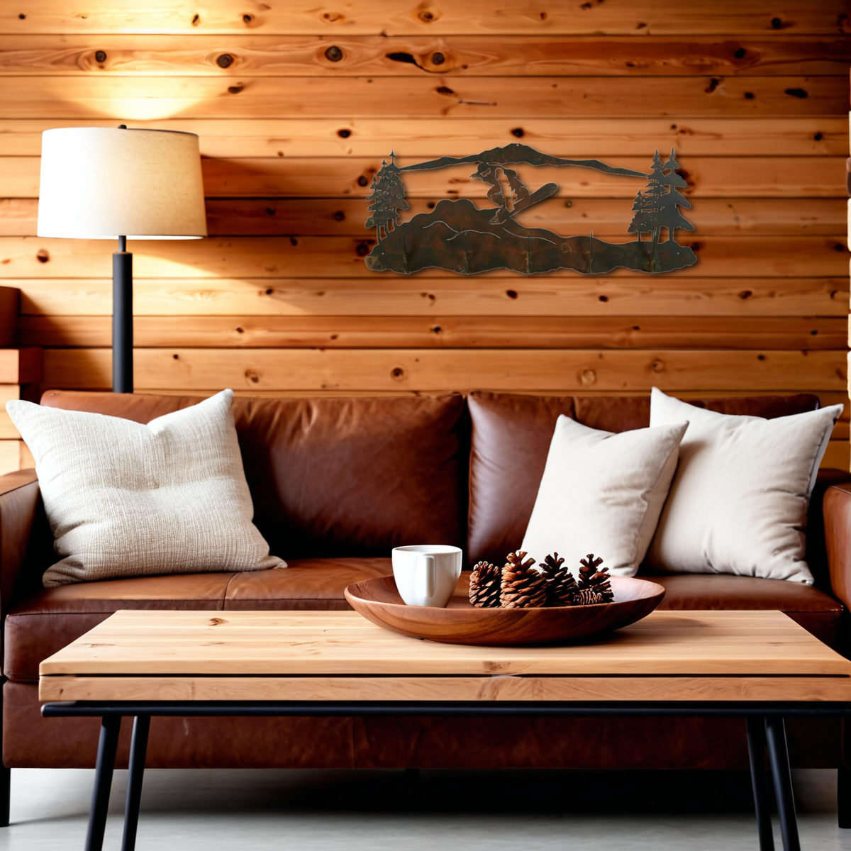 Snowboarder Scenic Five Hook