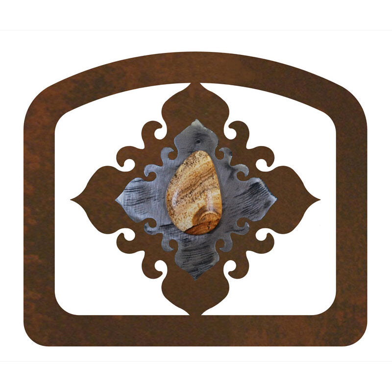 LNH-1651 Picture Jasper Stone Napkin Holder