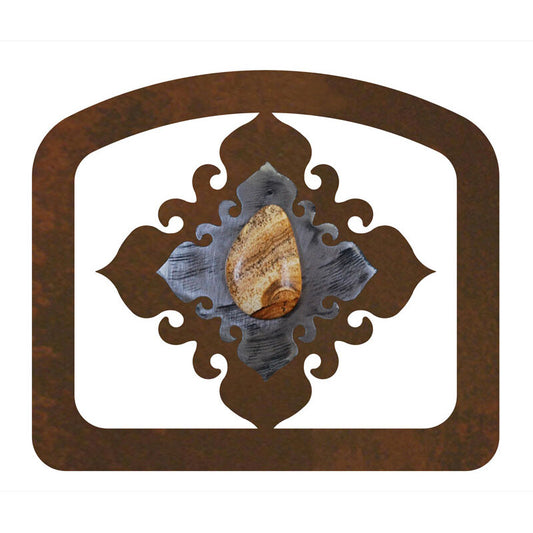 LNH-1651 Picture Jasper Stone Napkin Holder