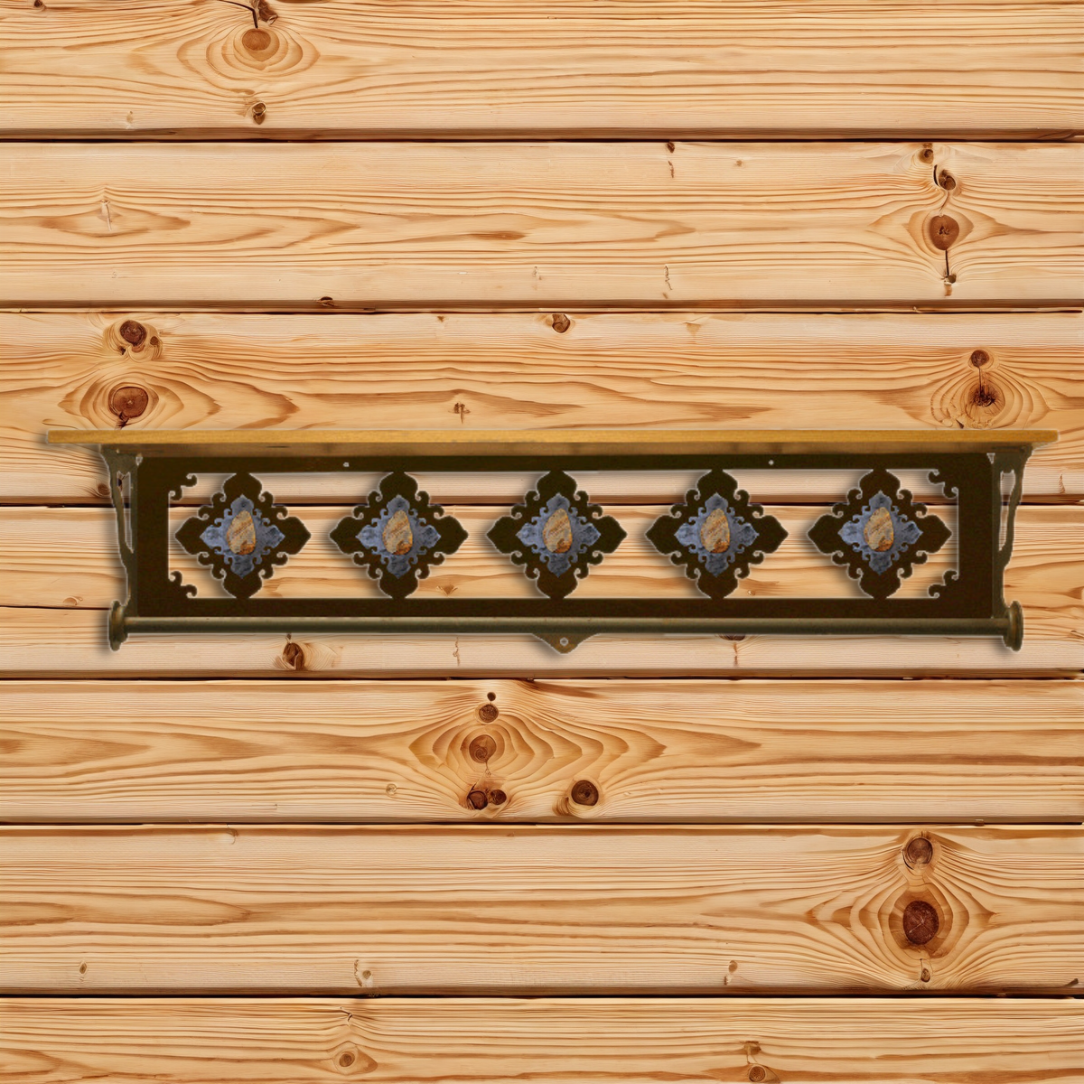 BA-3446 Picture Jasper 34" Towel Bar Shelf