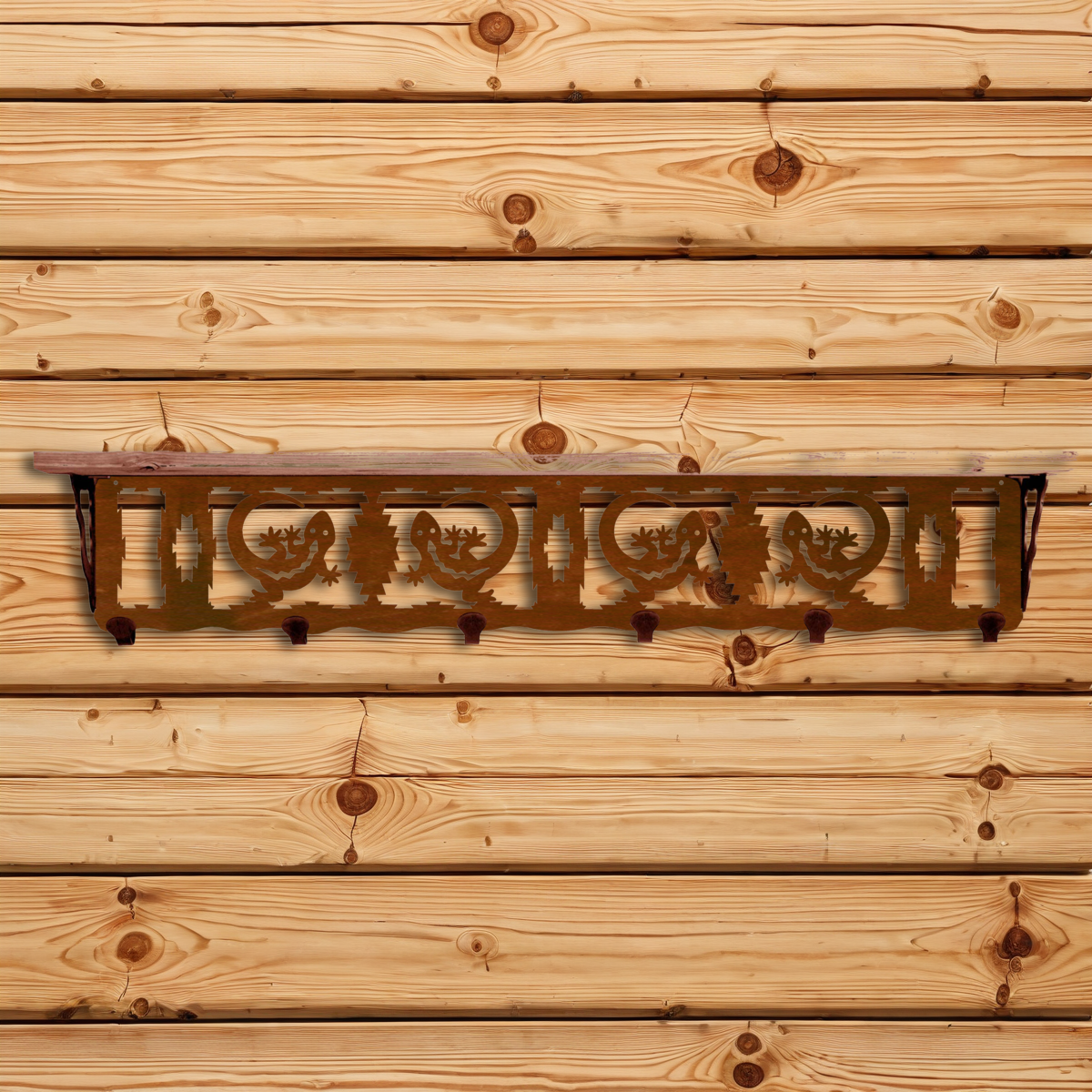 SW-5715 Gecko 42" Coat Hook Shelf