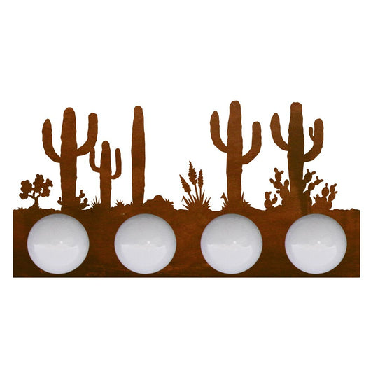 LST-7407 Desert Scene Four Light Vanity