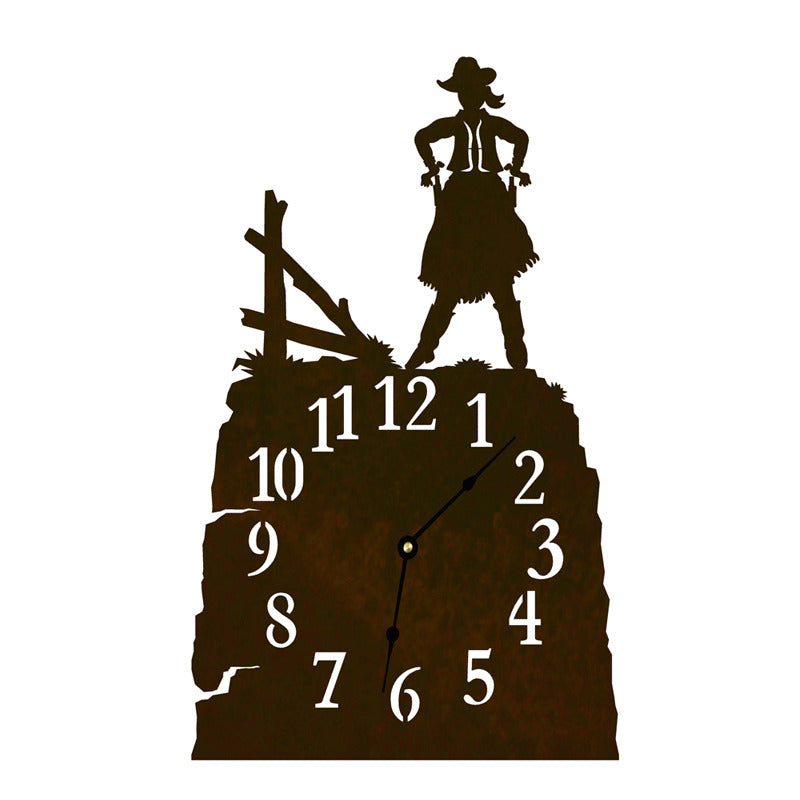 CL-7007 Cowgirl Table Clock