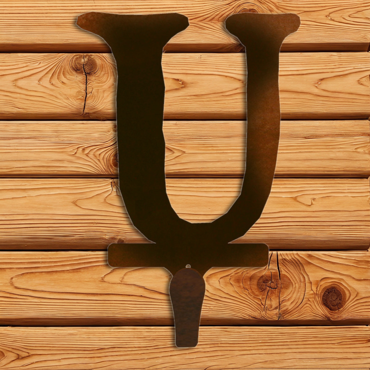 CHL-530 U Lodge Font Single Coat Hook