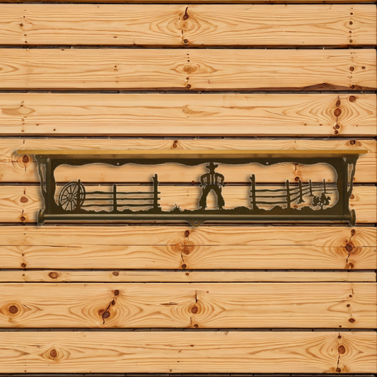 BA-3408 Cowboy 34" Towel Bar Shelf