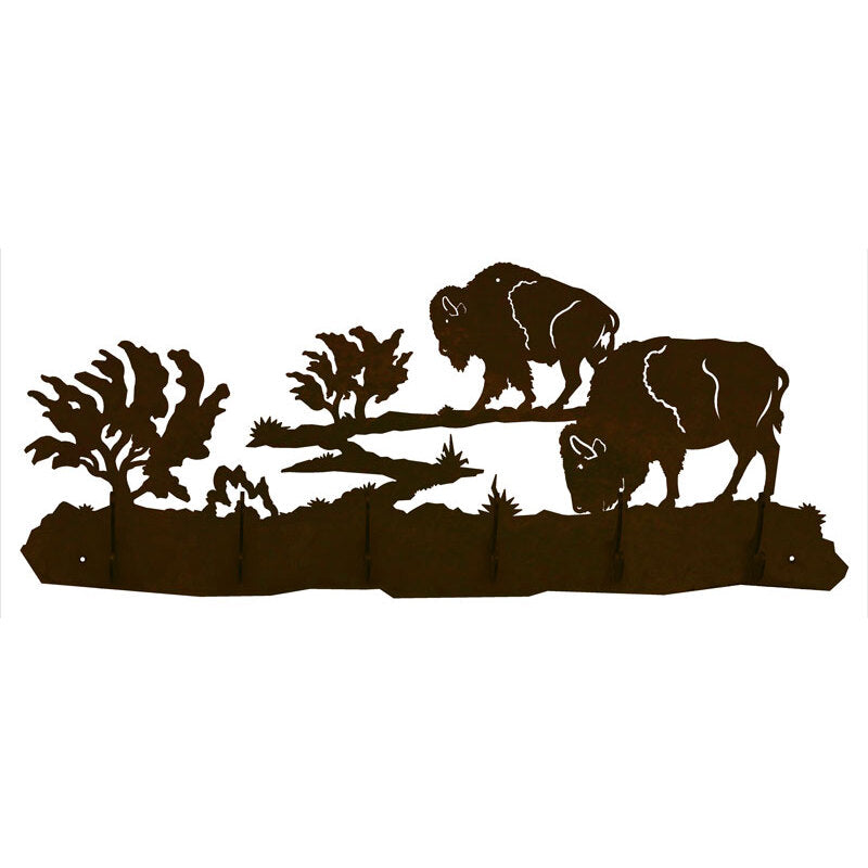 Buffalo Herd Scenic Six Hook