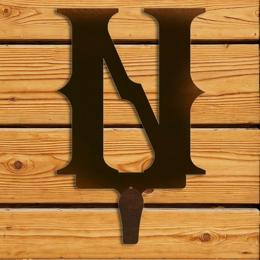 CHL-623 N Western Font Single Coat Hook