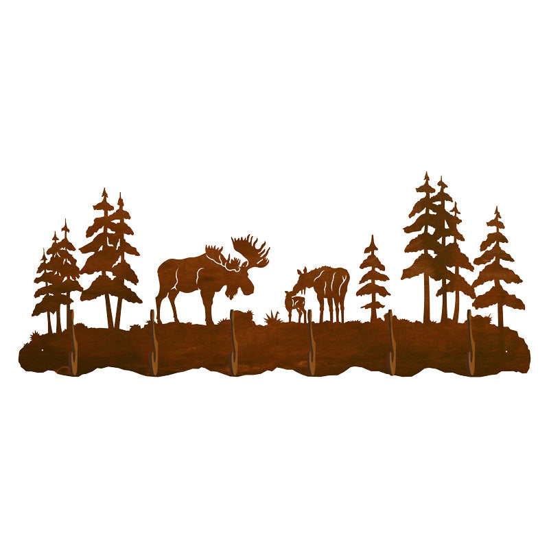 Moose Family Scenic Six Hook