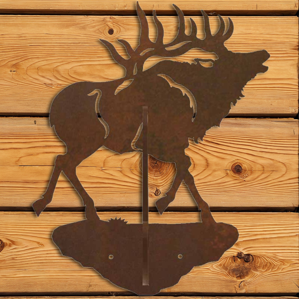 CH-5228 Elk Double Coat Hook