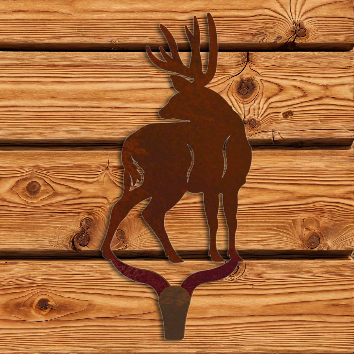 CHL-174 Mule Deer Large Single Coat Hook
