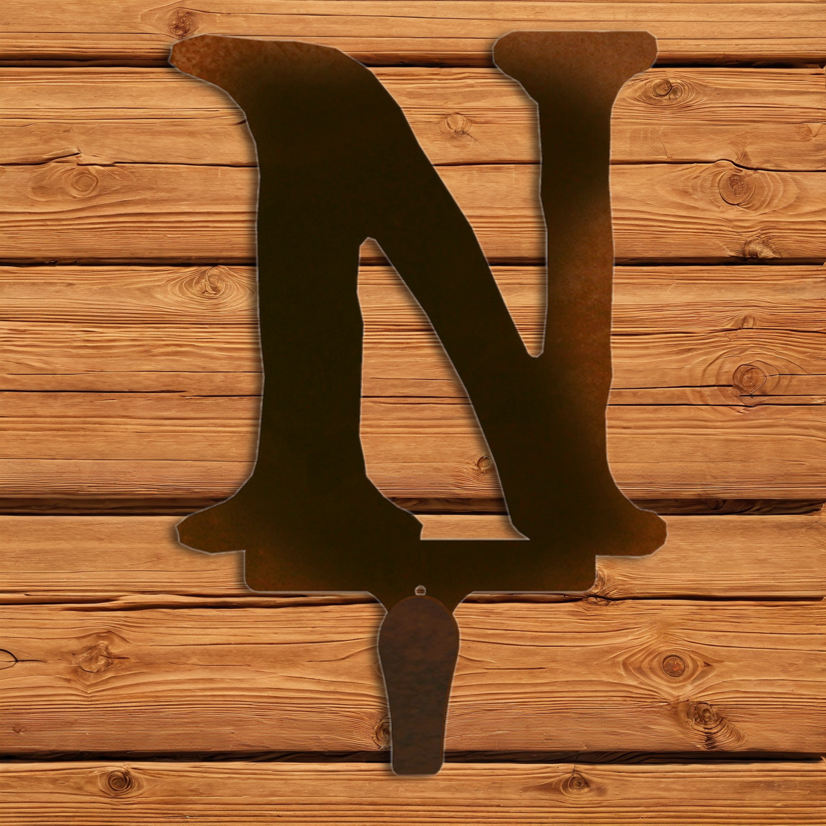 CHL-523 N Lodge Font Single Coat Hook