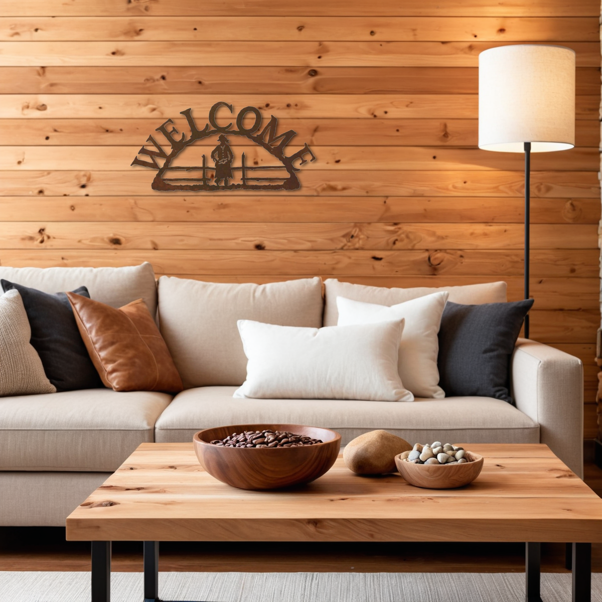 Cowgirl Address Sign