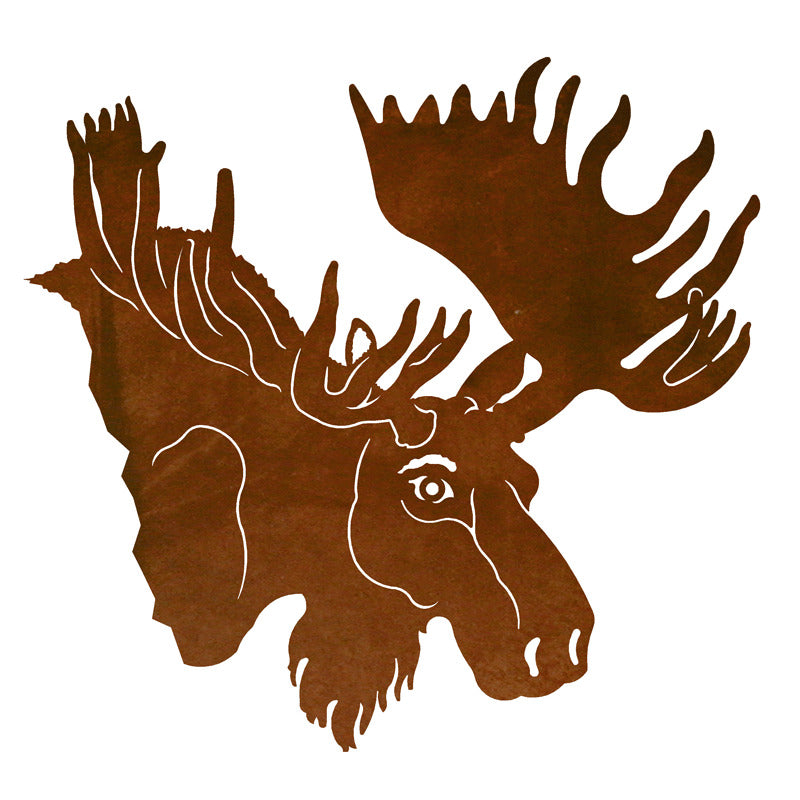 Moose Head Wall Art - 30"