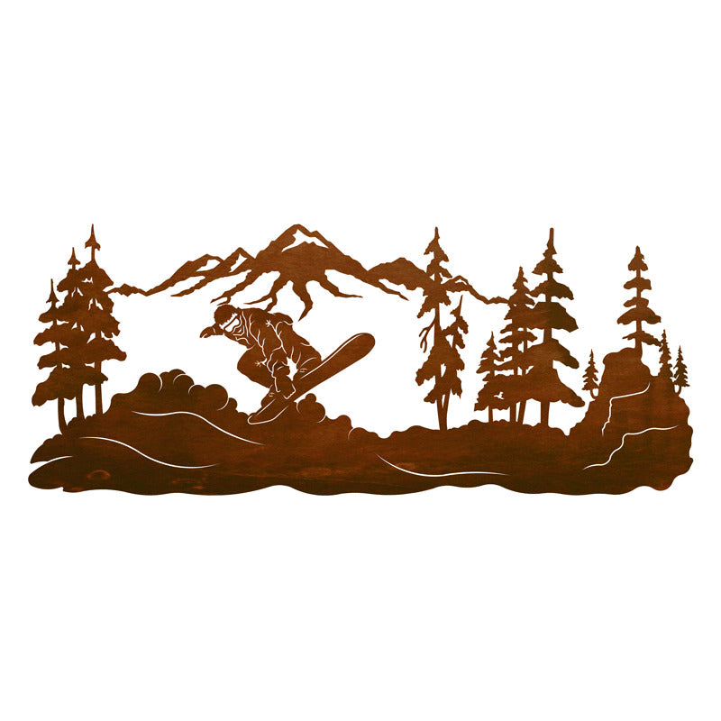 Snowboarder Wall Art - 42"