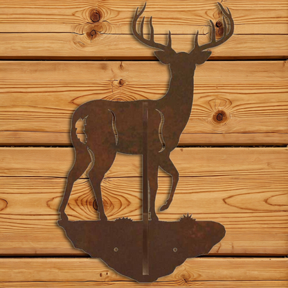 CH-5275 White Tail Deer Double Coat Hook