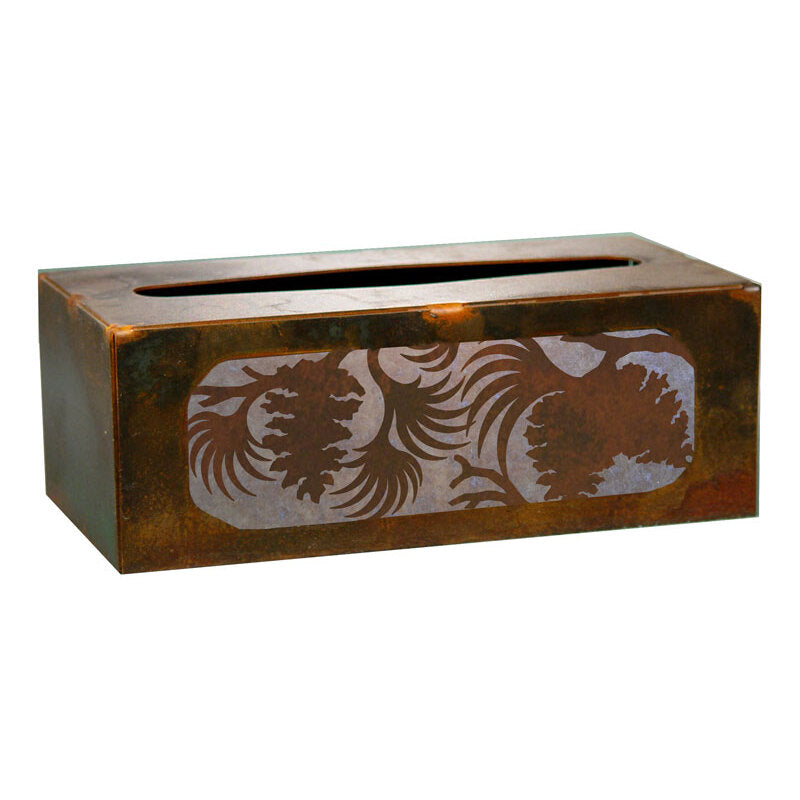TC-9224 Pine Cone Rectangle Tissue Box Cover