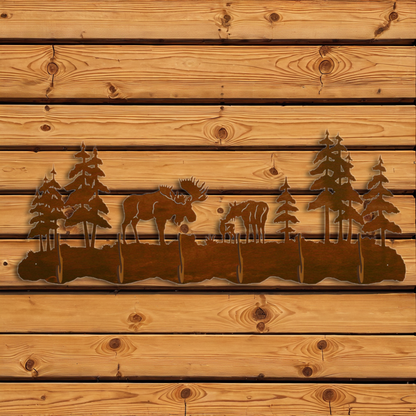 CH-5764 Moose Family Scenic Six Hook