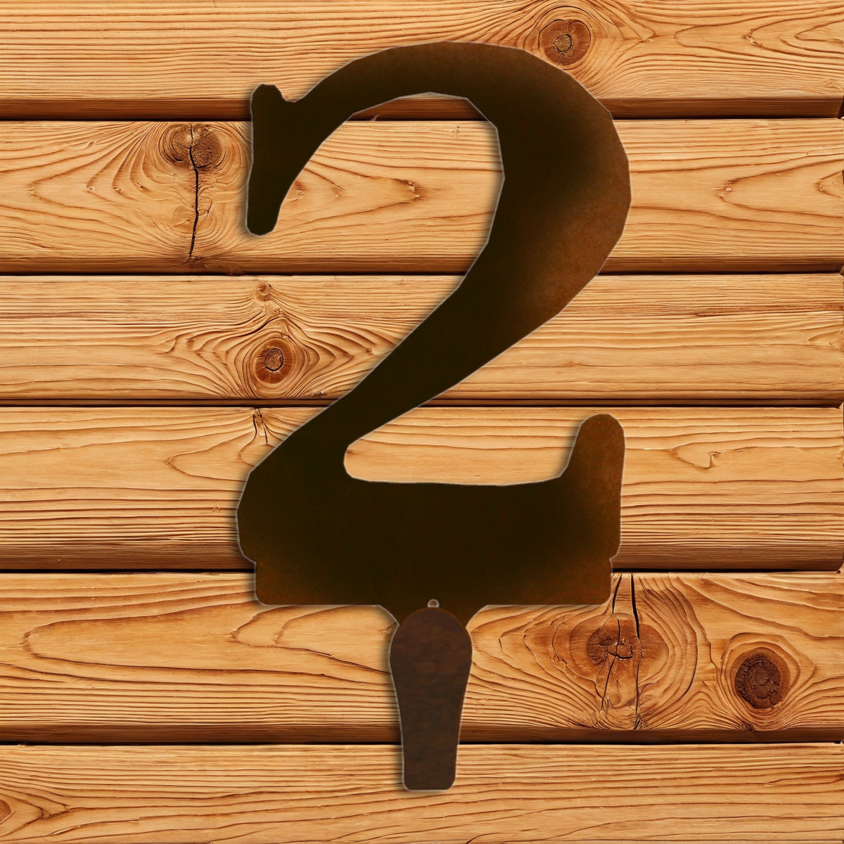 CHL-502 2 Lodge Font Single Coat Hook