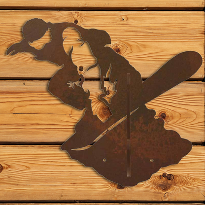 CH-5294 Snowboarder Double Coat Hook