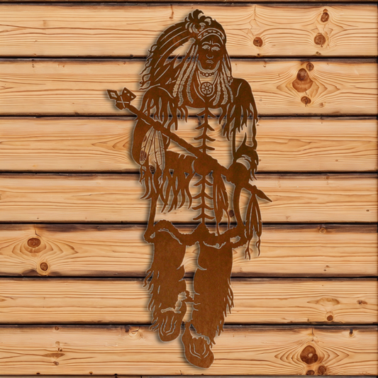 WA-4213 Indian Chief Wall Art - 42"