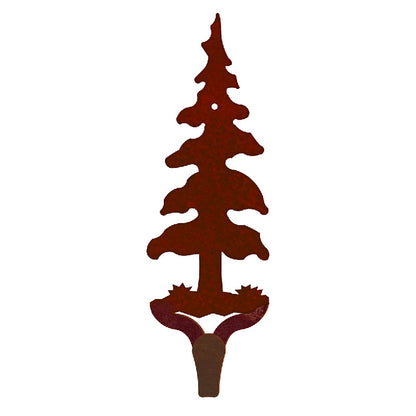 Single Pine Tree Large Single Coat Hook