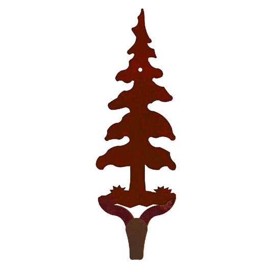 Single Pine Tree Large Single Coat Hook