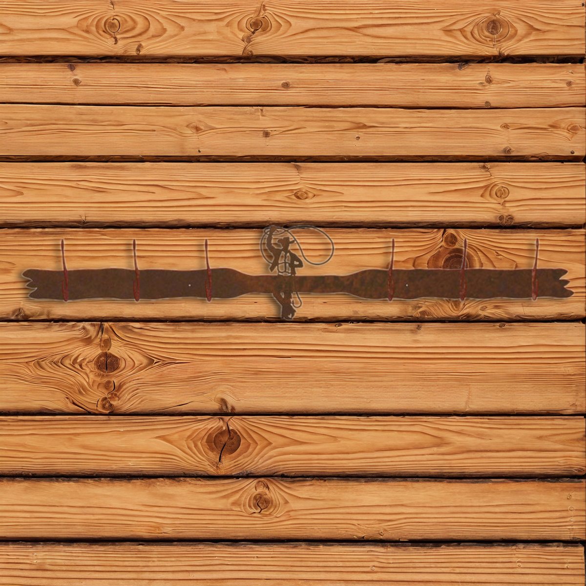 CH-5651 Roping Cowboy Six Hook