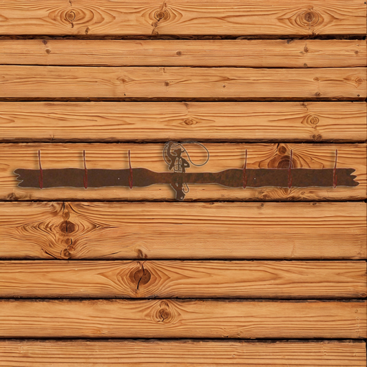 CH-5651 Roping Cowboy Six Hook