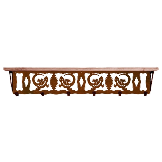 Gecko 42" Coat Hook Shelf