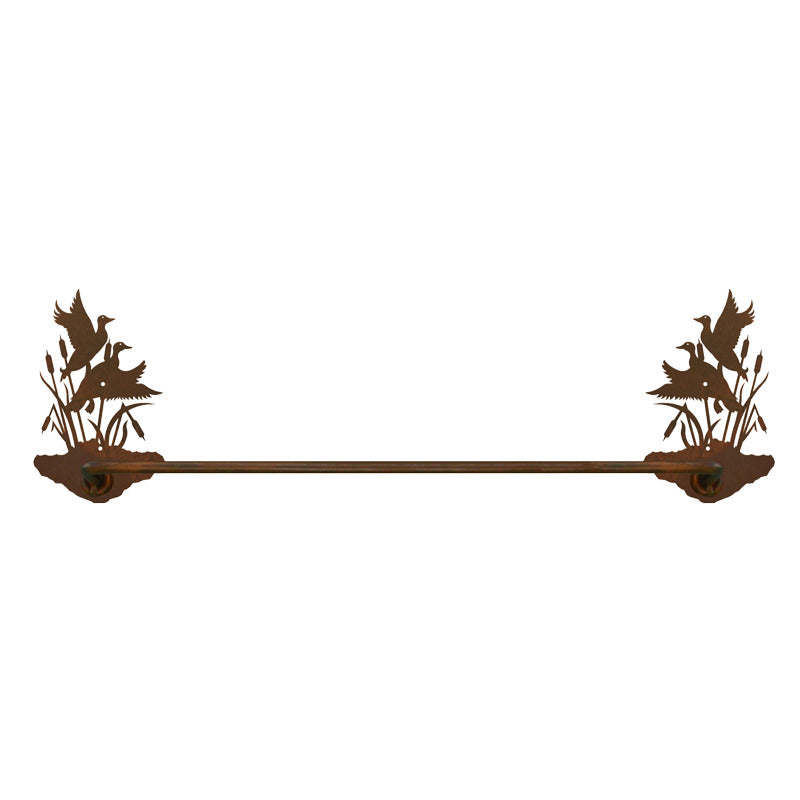 BA-8027 Ducks in the Cattail Towel Bar