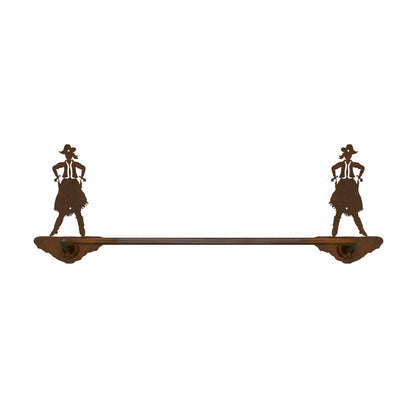 Cowgirl Hand Towel Bar