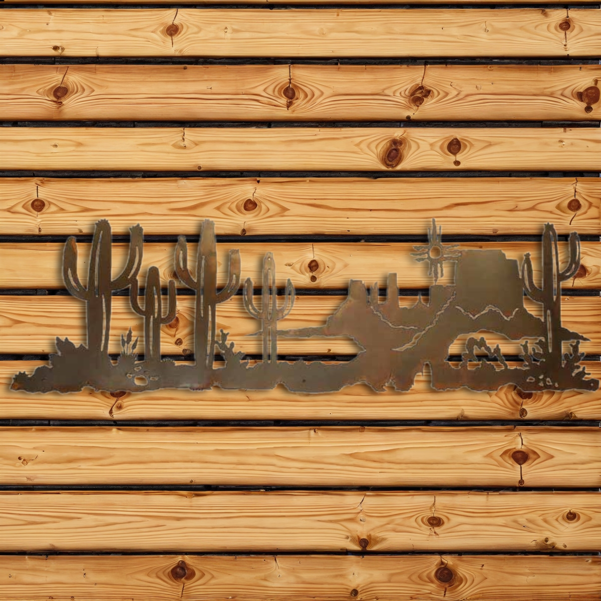 WA-6040 Desert Scene Wall Art - 57"