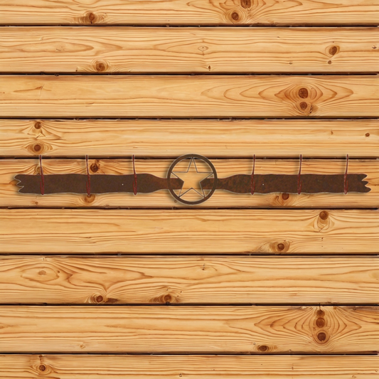 CH-5666 Texas Star Six Hook Burnished