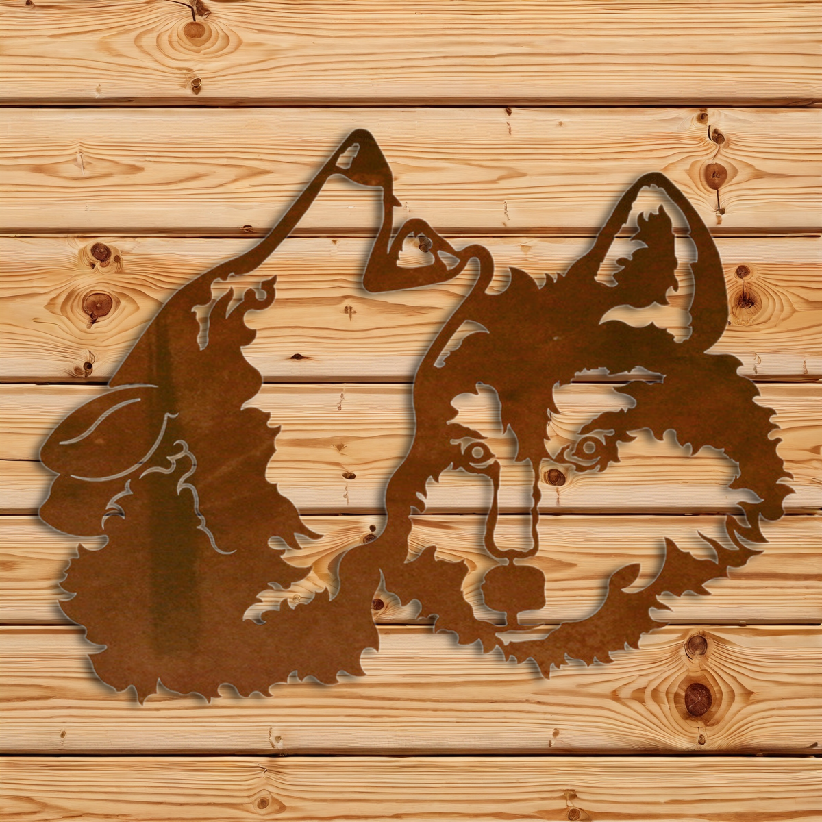 WA-3088 Wolves Wall Art - 30"