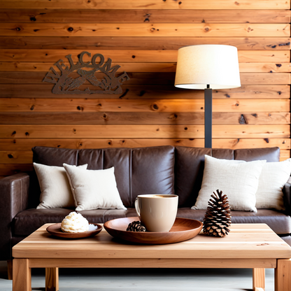 Pheasant Horizontal Welcome Sign