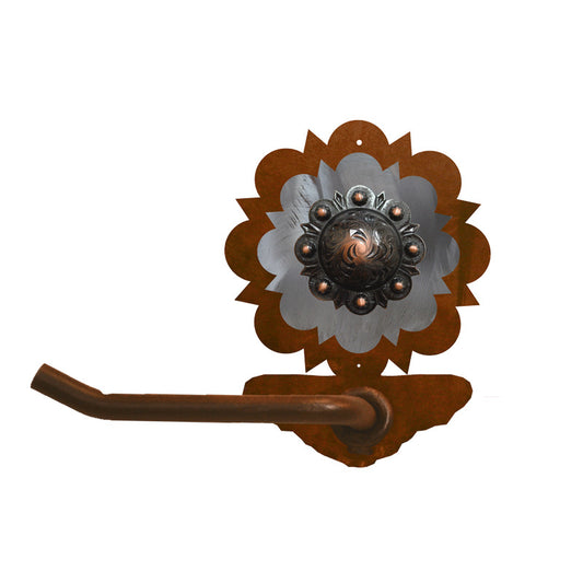 BA-7119 Copper Round Pico Concho Tissue Holder