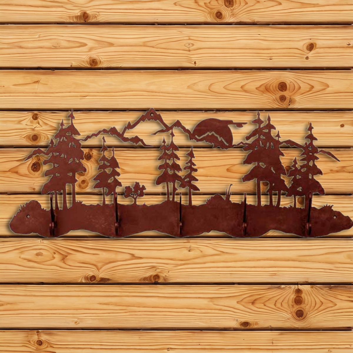 CH-5508 Mountain Scenic Five Hook