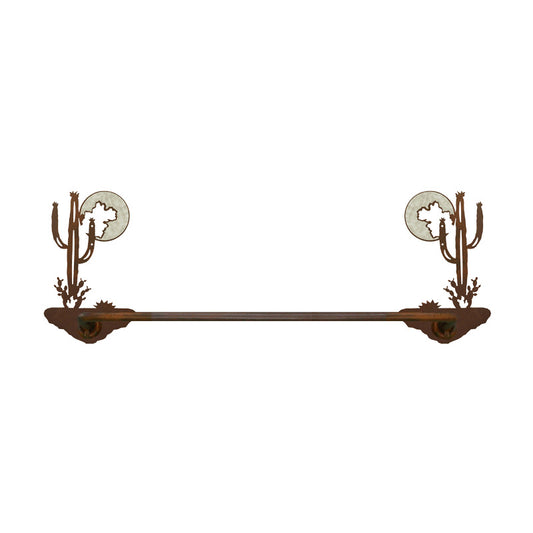 Desert Moon Hand Towel Bar Burnished