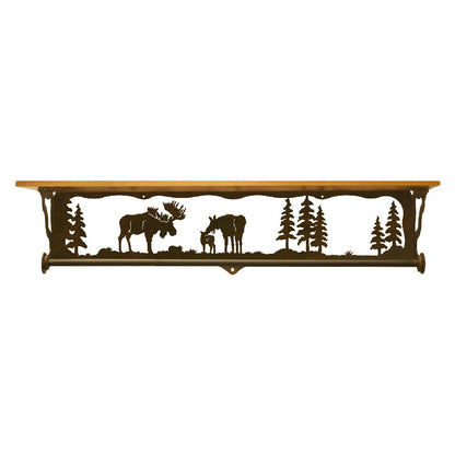 Moose 34" Towel Bar Shelf