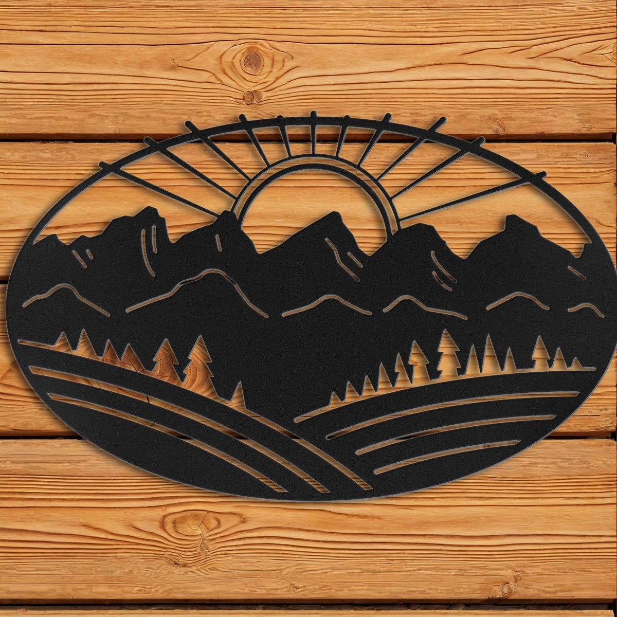 Mountain Sunset Wall Art