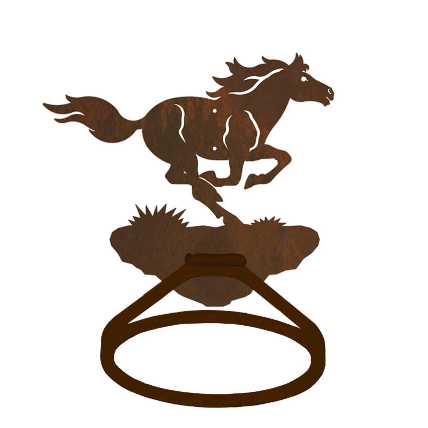 BA-8399 Wild Horse Towel Ring