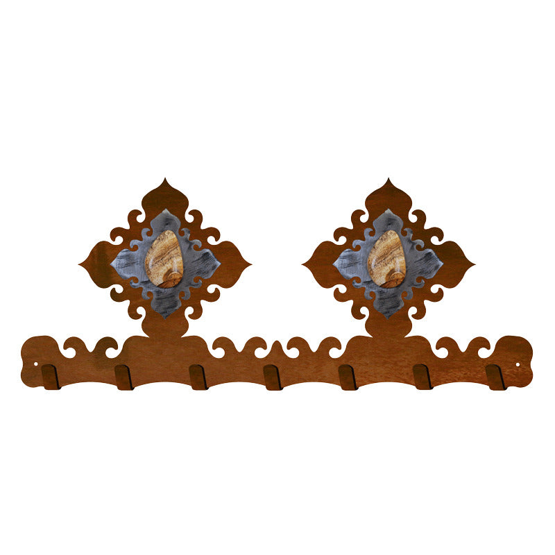 Picture Jasper Stone Key Chain Holder